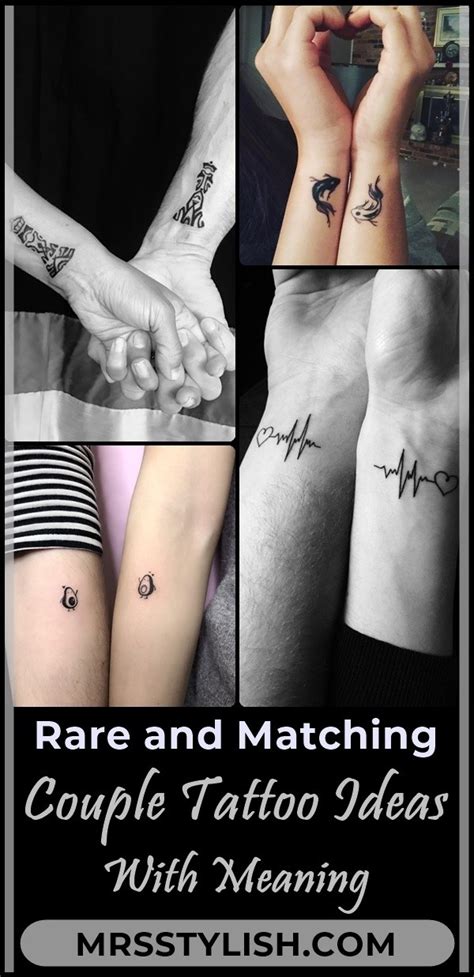 92 Matching Couple Tattoos With Meaning